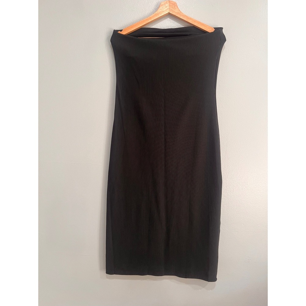 OFFLINE By Aerie Stripe Rib Night Out Midi Tube Dress Size L - Picture 8 of 12